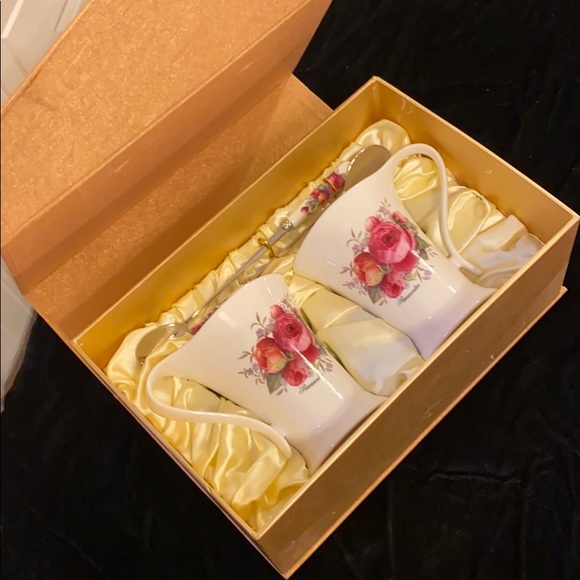 Topmate Tea Cup & Spoon Set of 2 - Picture 12 of 12